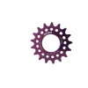 Pignon Fixe Extra 17 Dents BC1.37"x24T Aluminium 7075 T6 Violet